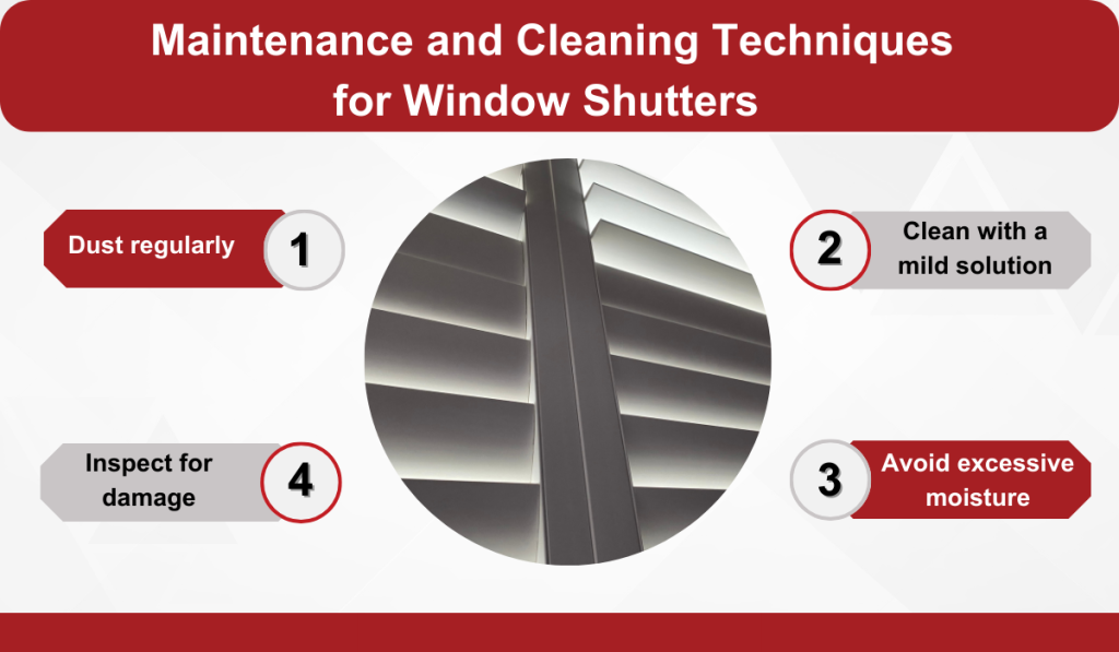 maintenance and cleaning techniques for window shutters