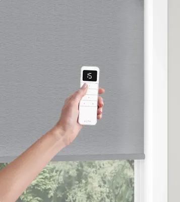 Remote controlling window blinds indoors